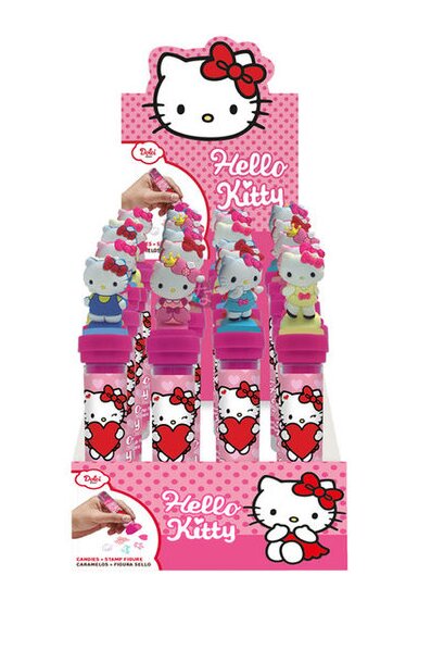 Hello Kitty Stamps With Candy 8g