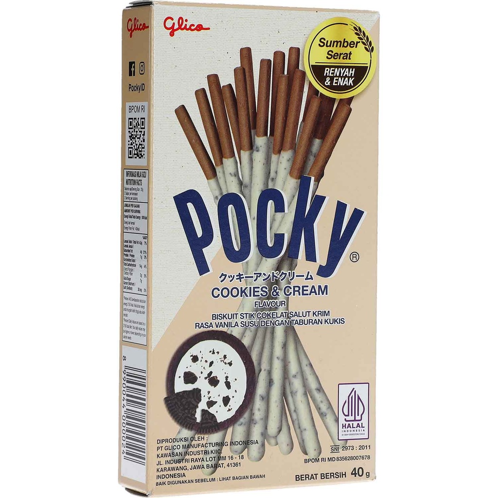 Pocky Cookies and Cream 40g