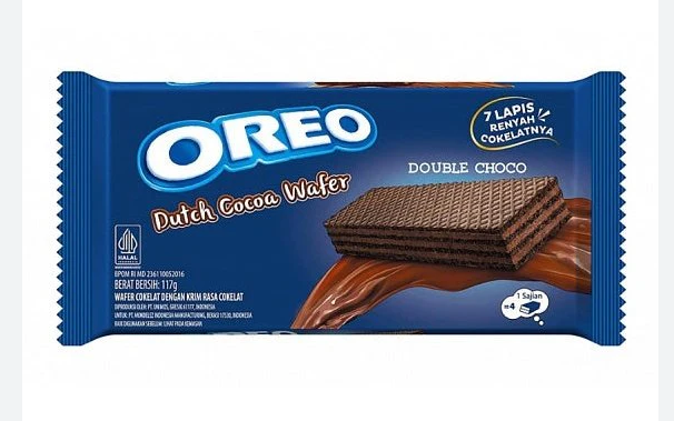 Oreo Dutch Cocoa Wafer Double Chocolate 117g