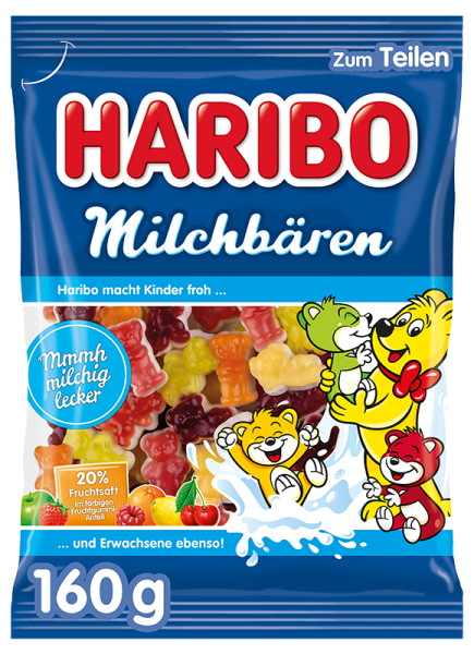 Haribo Milchbären 160g