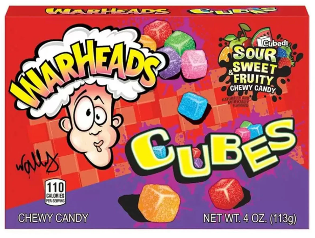 Warheads Chewy Cubes 113g