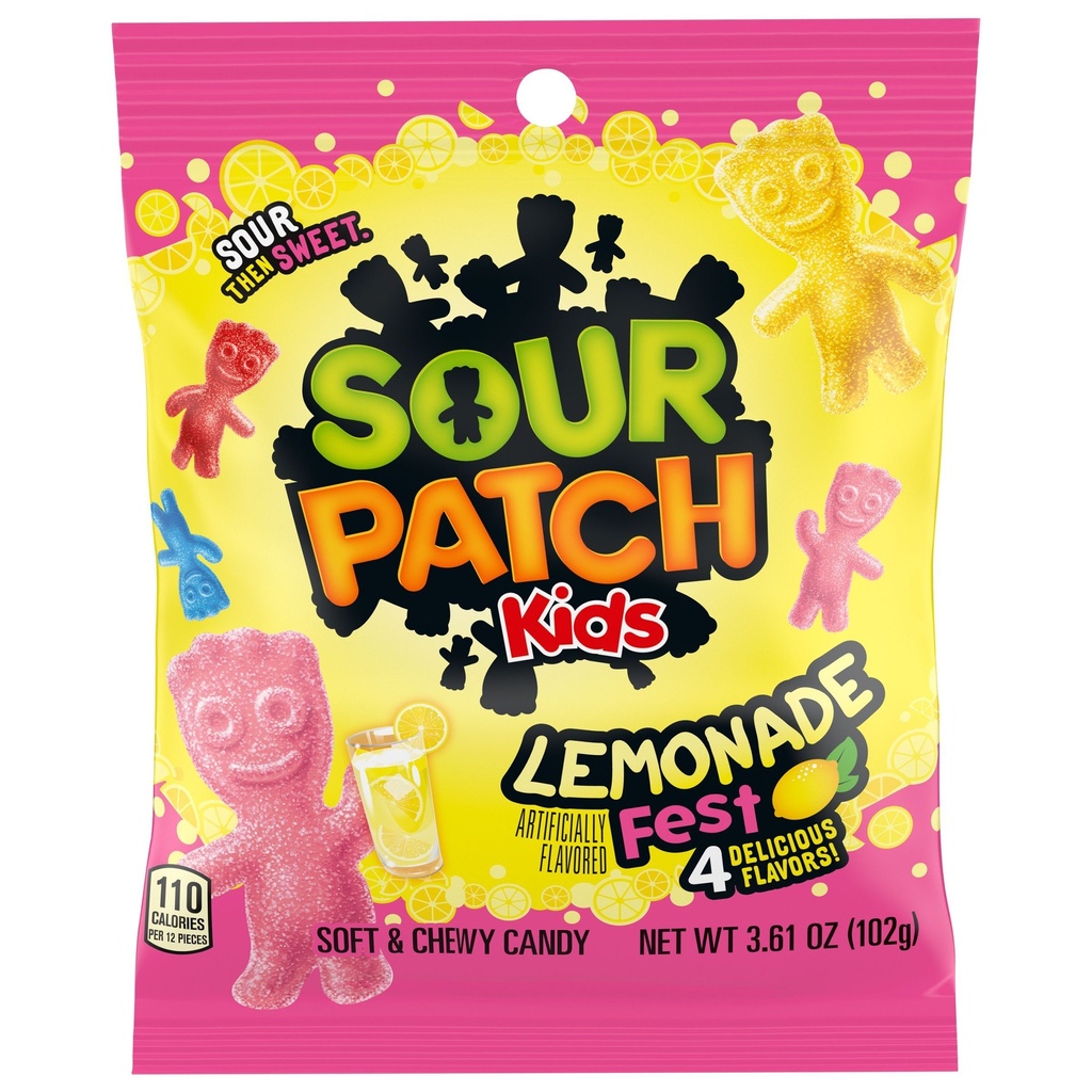 Sour Patch Kids Lemonade Bag 102g