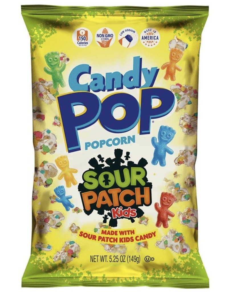 Candy Pop Sour Patch Kids Popcorn 149g