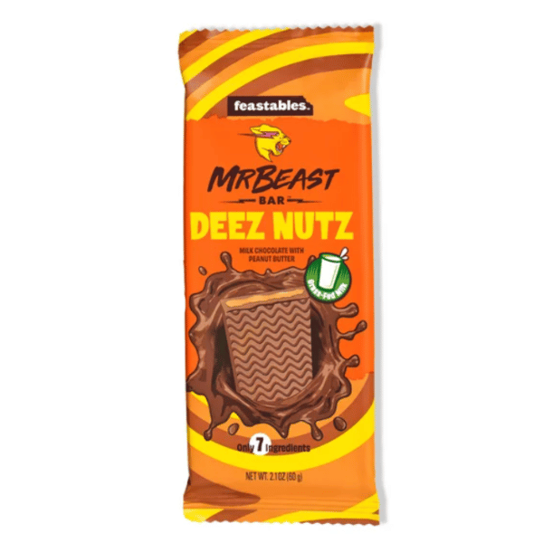 Feastables Mr. Beast Bar Deez Nutz Peanutbutter 60g