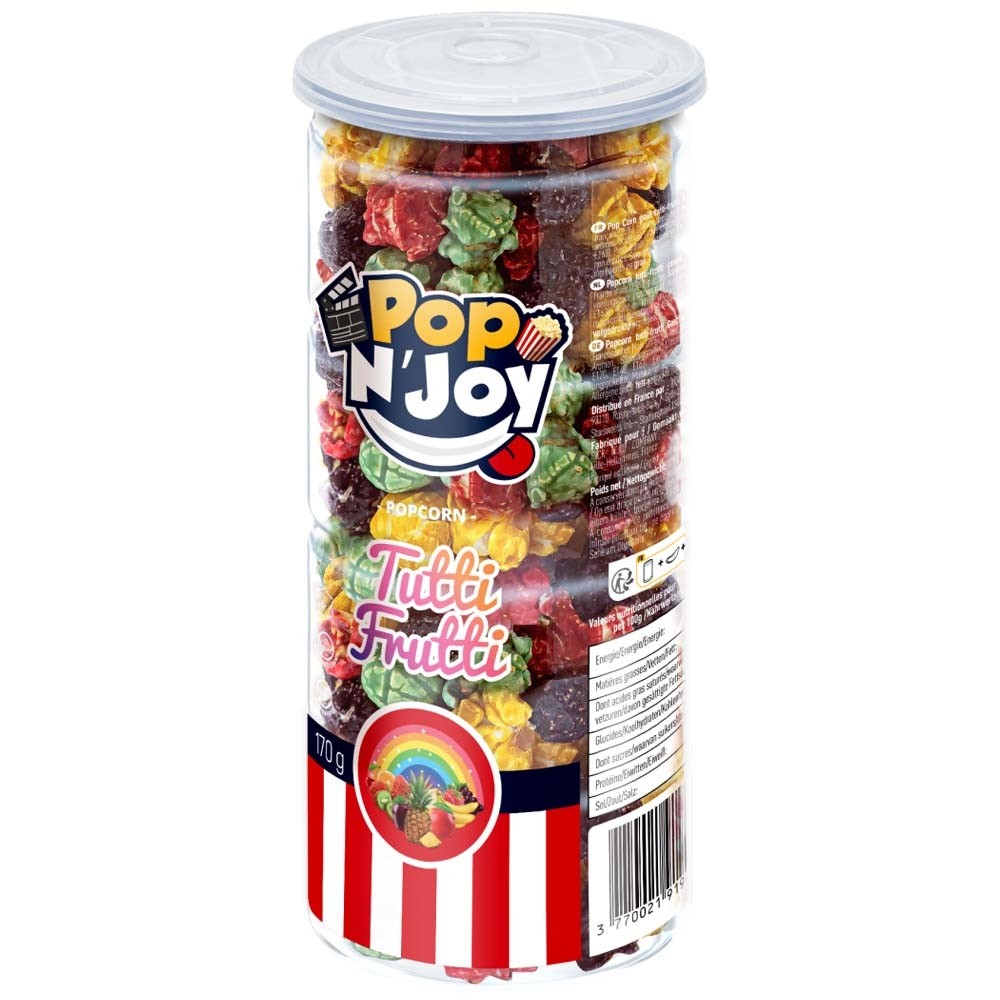 Pop N' Joy Popcorn Tutti Frutti 170g