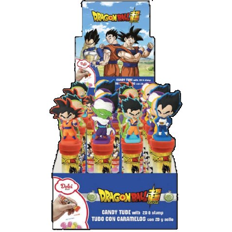 [P0001179] Dragonball Z Stamps With Candy 8g