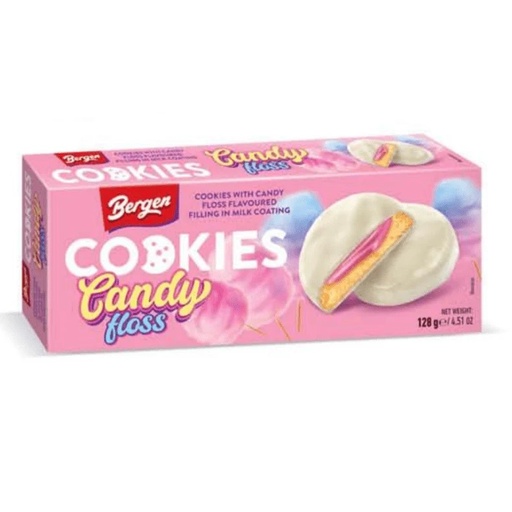 [P0001510] Bergen Cookies Candy Floss 128g