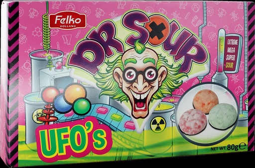 [P0001623] Dr. Sour Ufos 80g