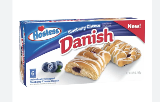 [P0001786] Hostess Danish Blueberry & Cream Cheese 468g