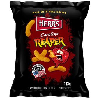 [P0001908] Herr's Carolina Reaper Cheese Curls 113g