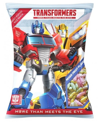 [P0001922] Transformers Sweet Puffed Rice 50g