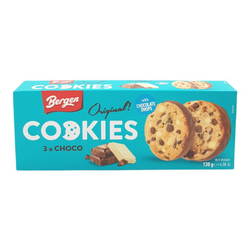 [P0000028] Bergen Triple Chocolate Cookies 130g