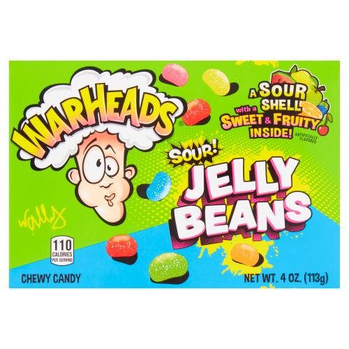 [P0000445] Warheads Sour Jelly Beans 113g