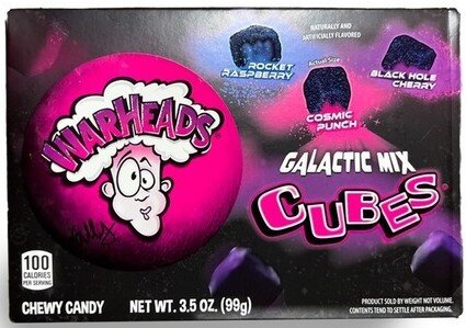 [P0000447] Warheads Galactic Mix Cubes 99g