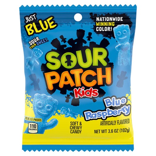 [P0000524] Sour Patch Kids Blue Raspberry 102g