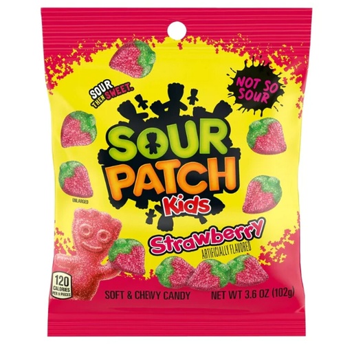 [P0000525] Sour Patch Kids Strawberry 102g