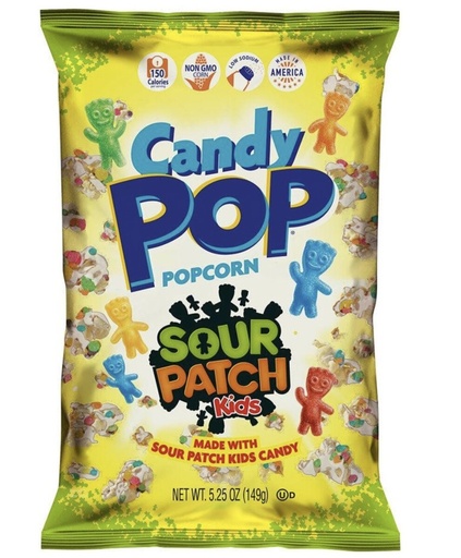 [P0000654] Candy Pop Sour Patch Kids Popcorn 149g