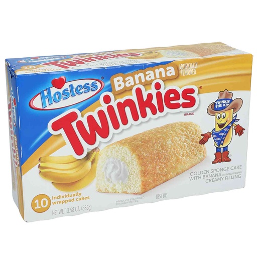 [P0000672] Hostess Twinkies Banana 385g