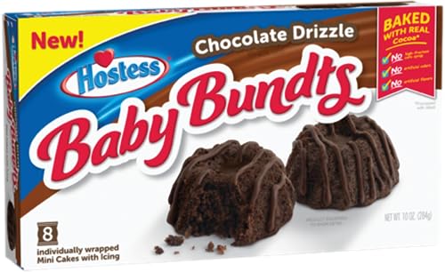 [P0000685] Hostess Baby Bundts Chocolate Drizzel 284g