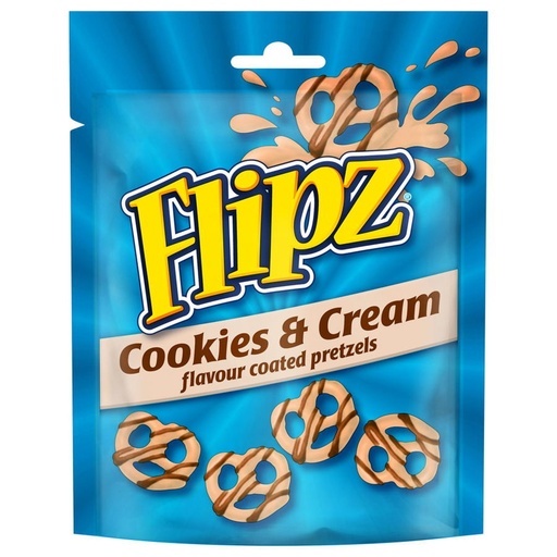 [P0000793] Flipz Cookies and Cream Flavour Pretzels 90g