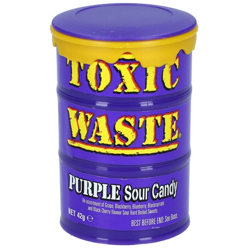 [P0000851] Toxic Waste Purple Sour Candy 42g